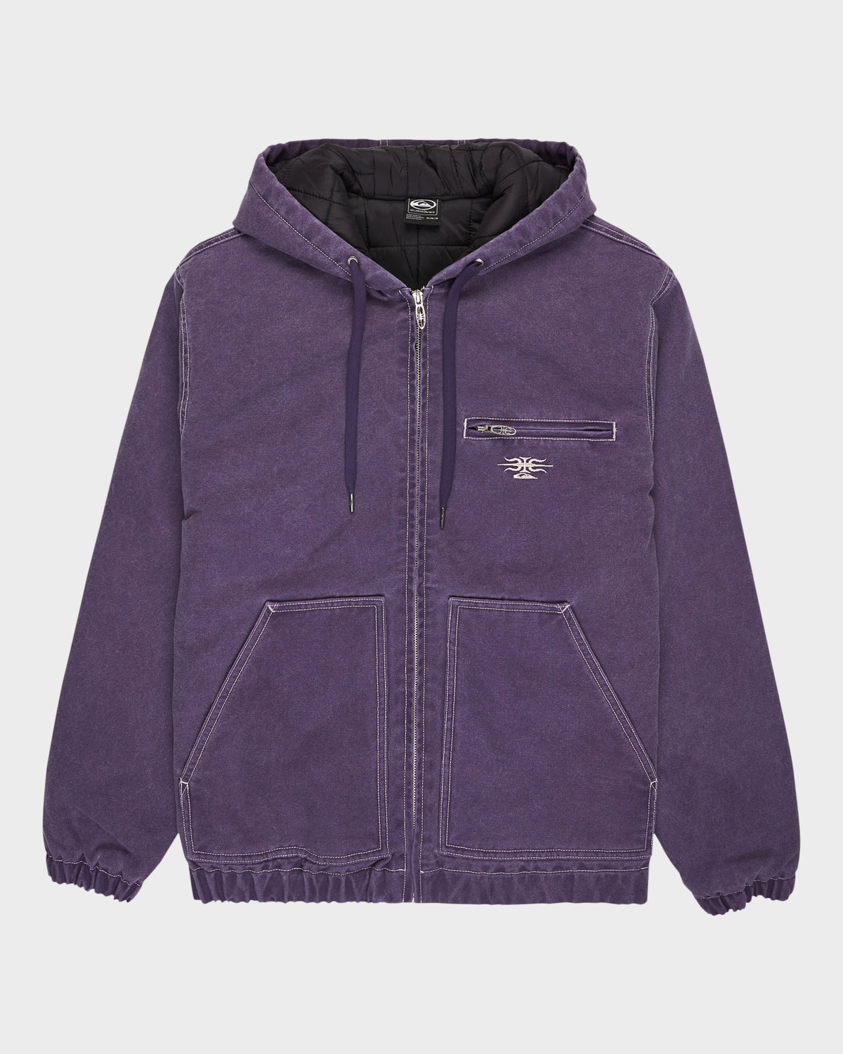 Mens Straight Out Zip Up Hoodie