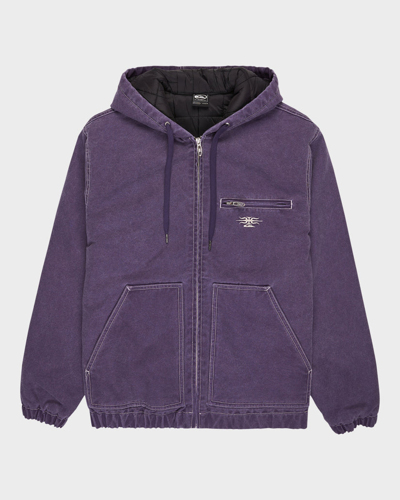 Mens Straight Out Zip Up Hoodie