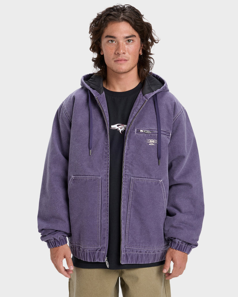 Mens Straight Out Zip Up Hoodie