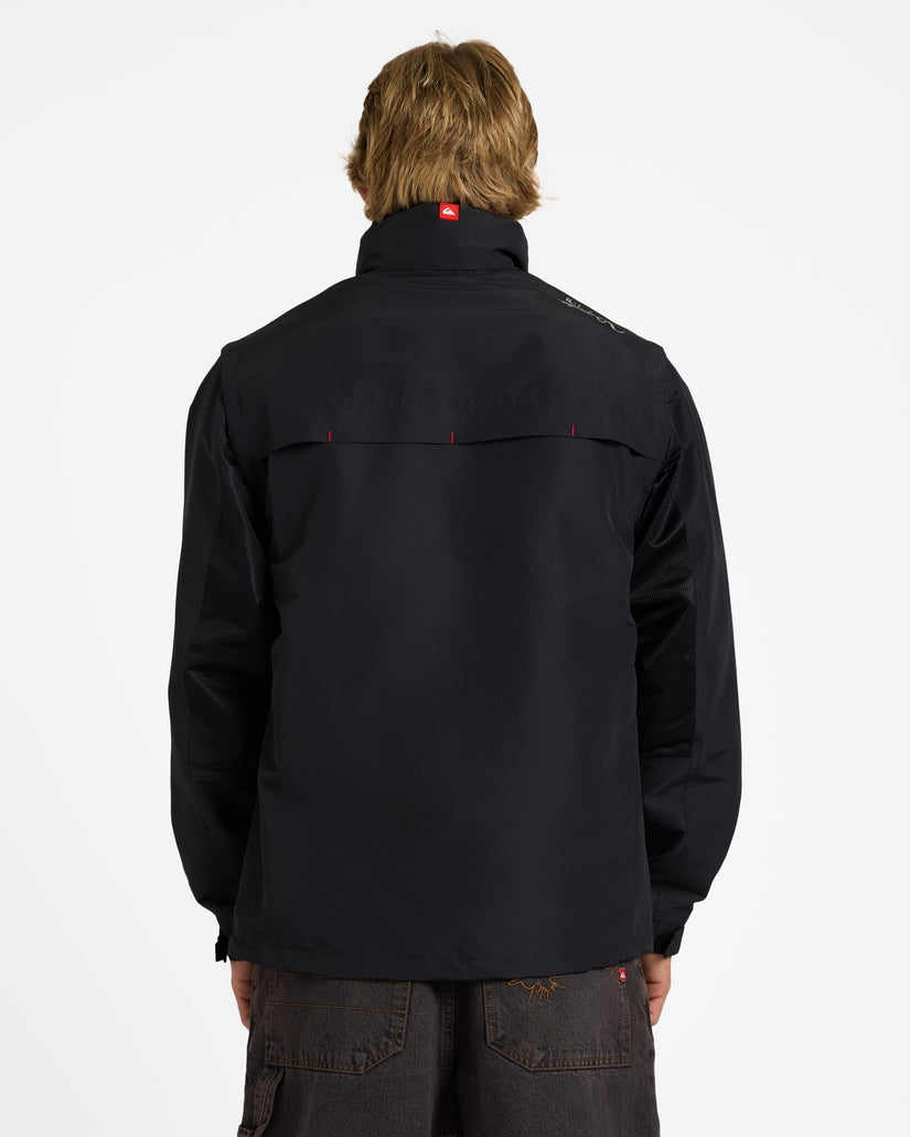 Mens YG Crossbone Zip Off Windproof Jacket