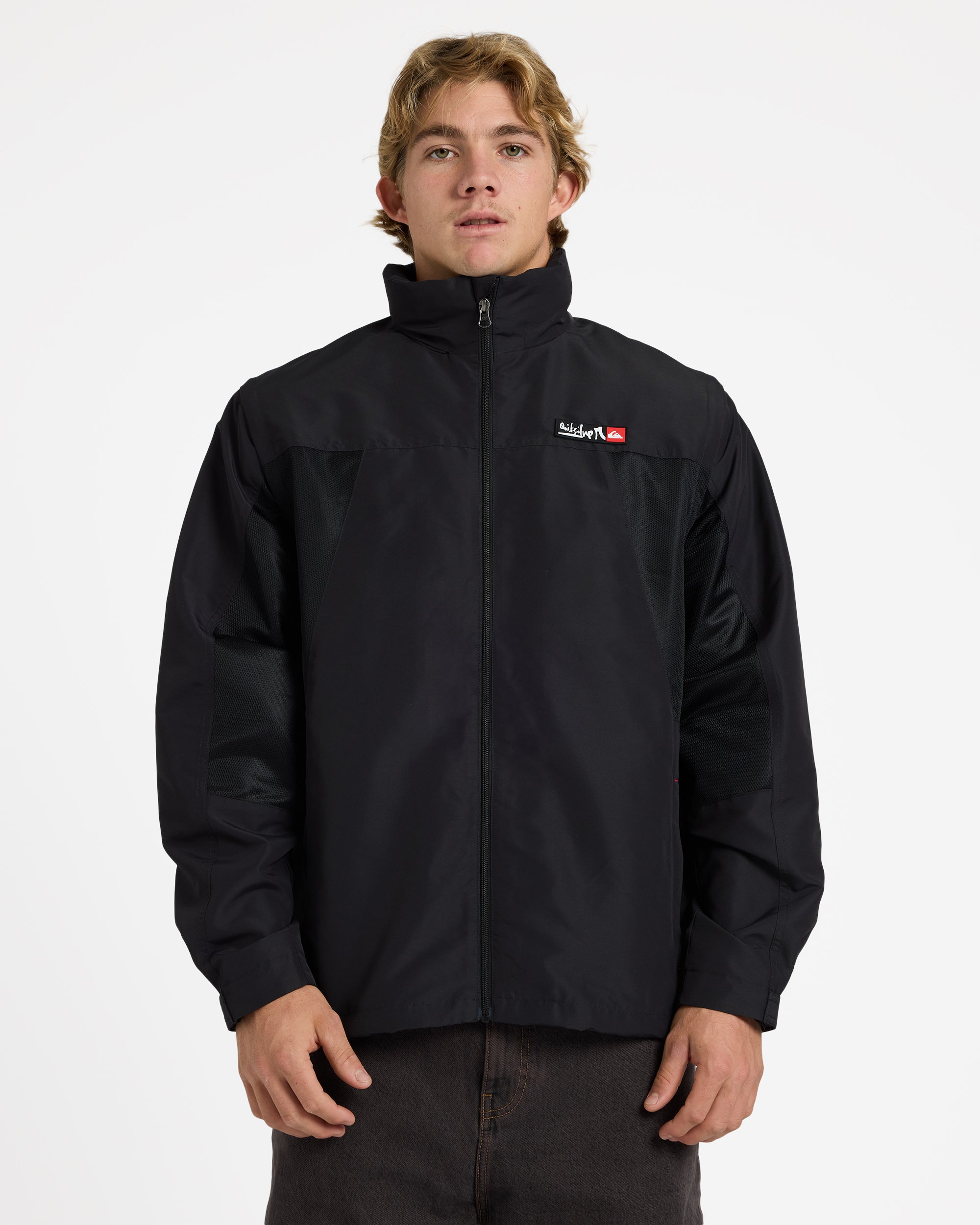 Buy Mens YG Crossbone Zip Off Windproof Jacket by Quiksilver