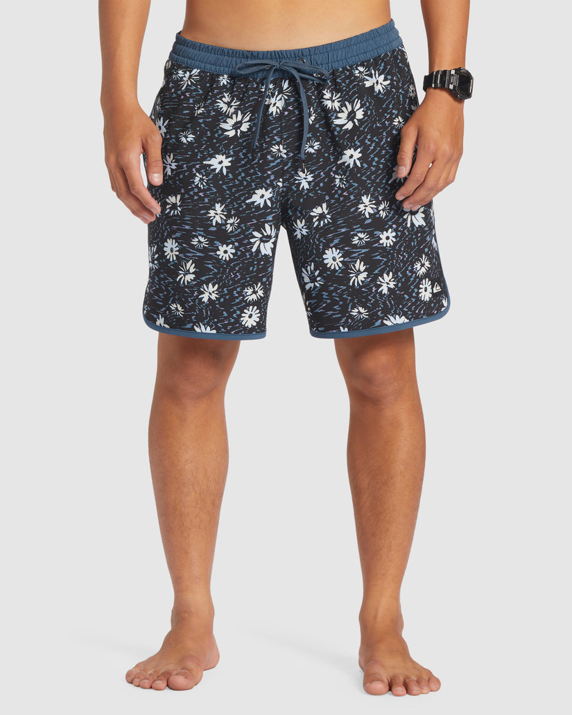 Mens Surfsilk Scallop Volley 17" Swim Shorts