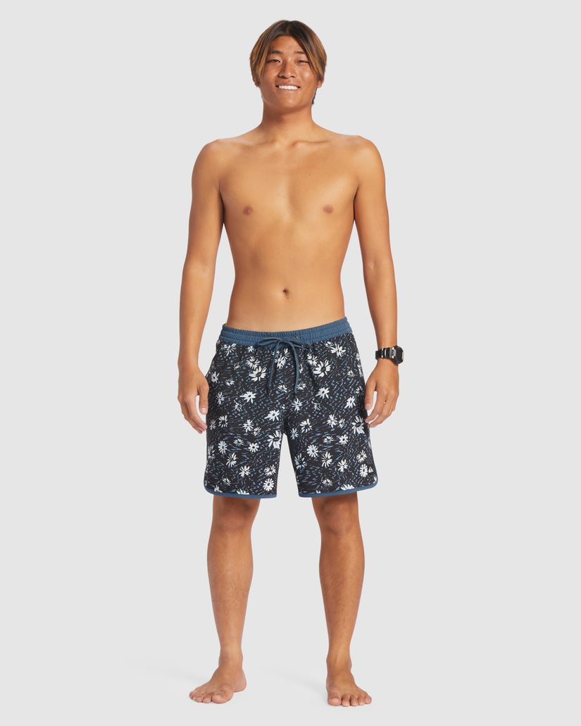 Mens Surfsilk Scallop Volley 17" Swim Shorts