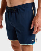 Mens Surfslik Scallop 16 Swim Shorts