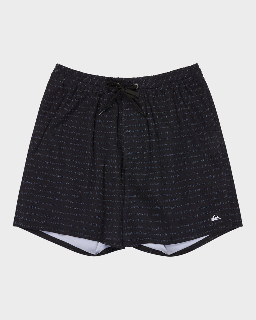 Mens Stretch Printed Volley 17" Swim Shorts