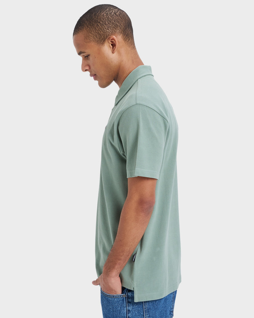 Mens Mw Pique Polo Short Sleeve Shirt