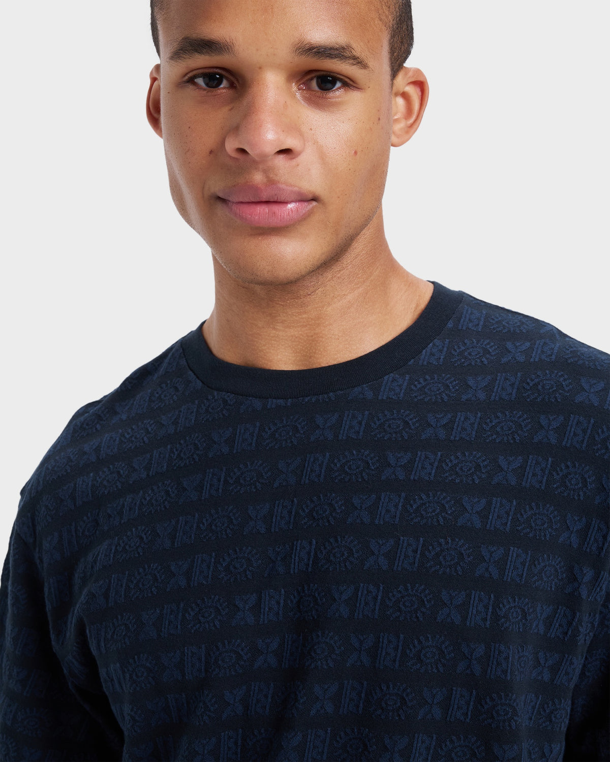Mens Wind Jacquard T-Shirt