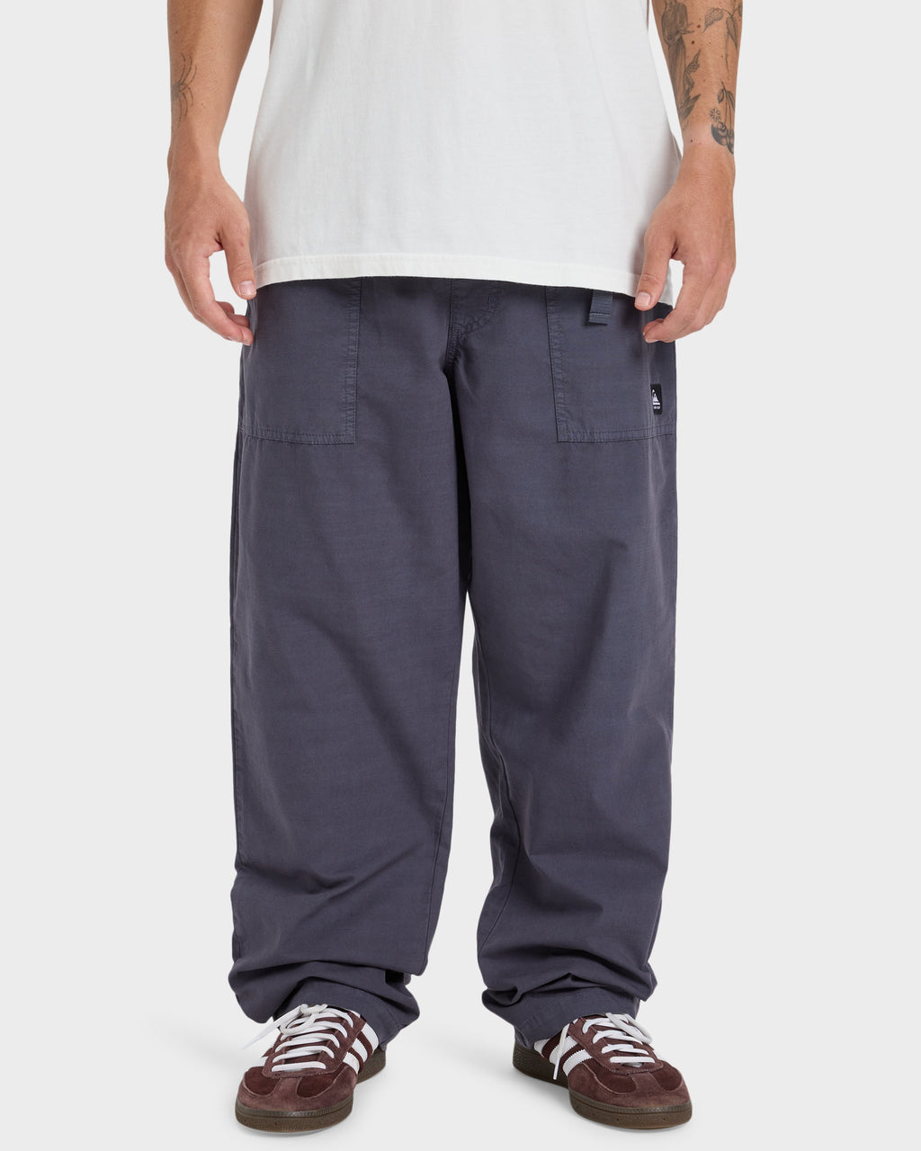 Mens Double Croen Pants