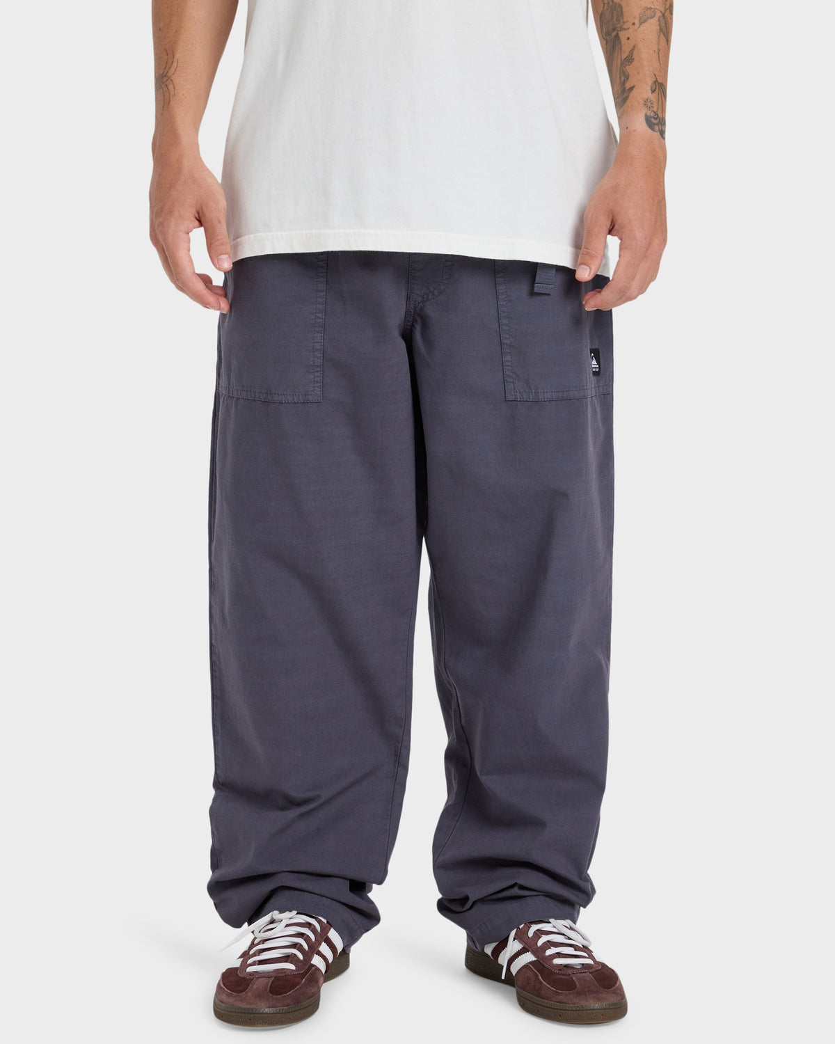 Mens Double Croen Pants