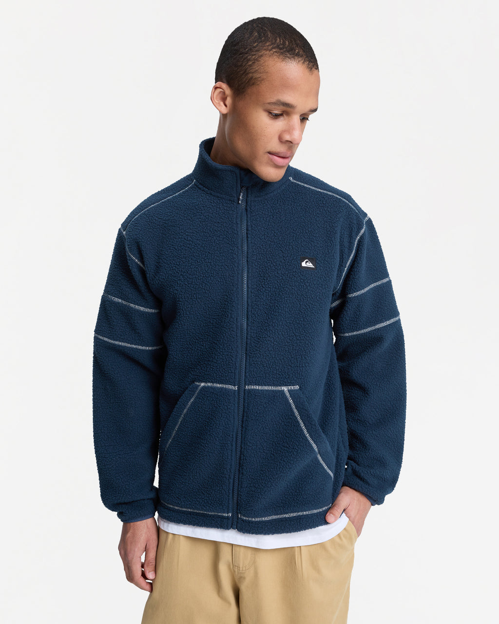 Mens Clean Coast Block Fleece Jacket