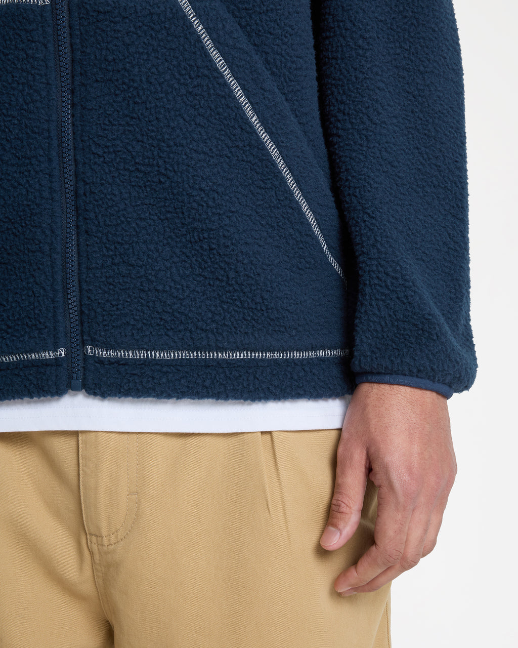 Mens Clean Coast Block Fleece Jacket