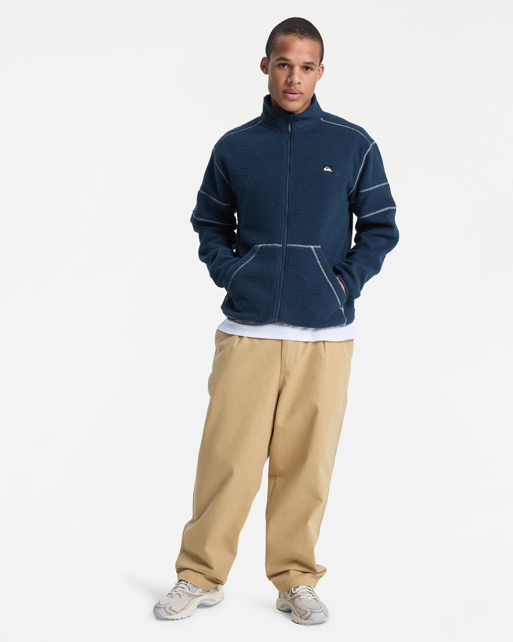 Mens Clean Coast Block Fleece Jacket