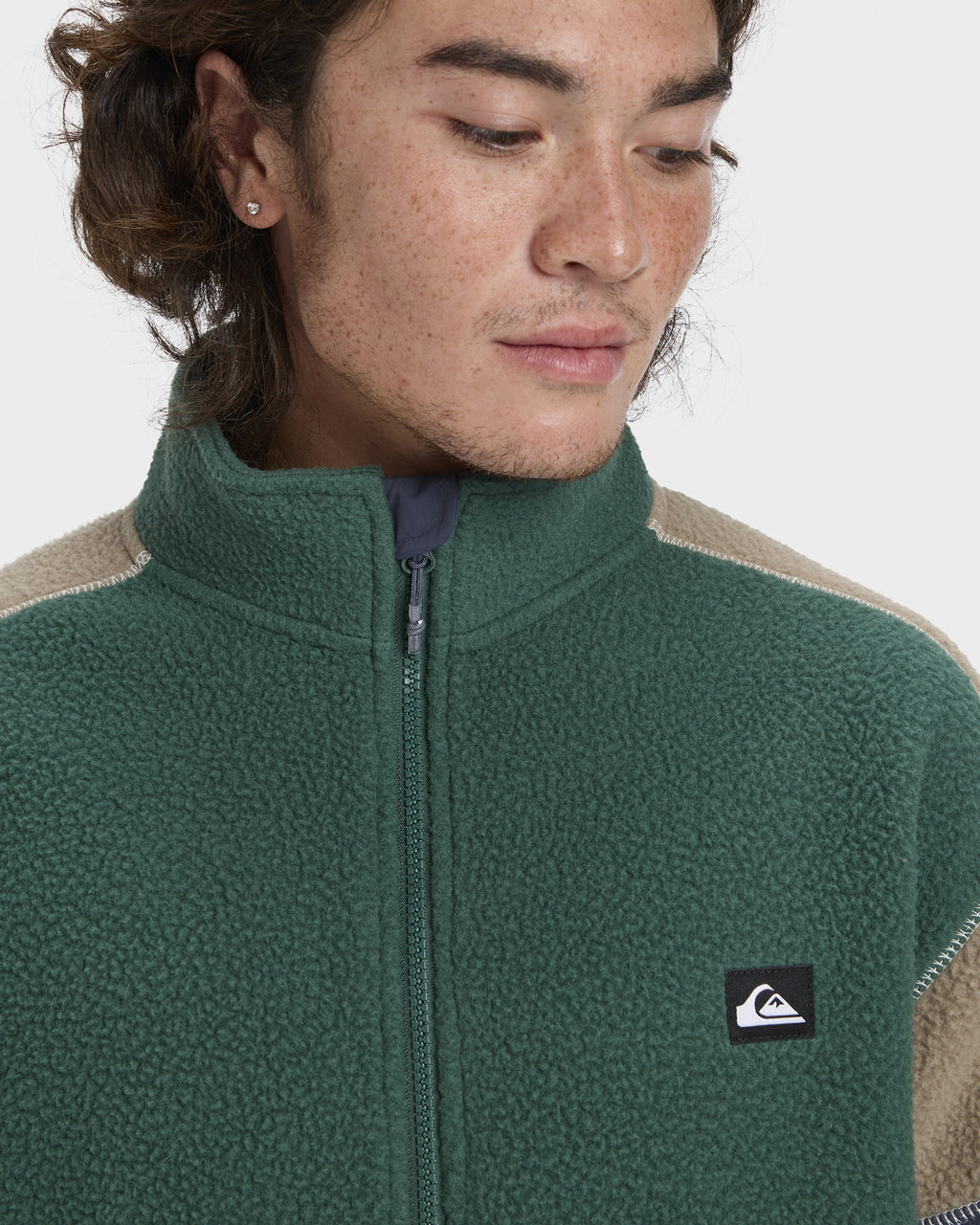 Mens Clean Coast Block Fleece Jacket