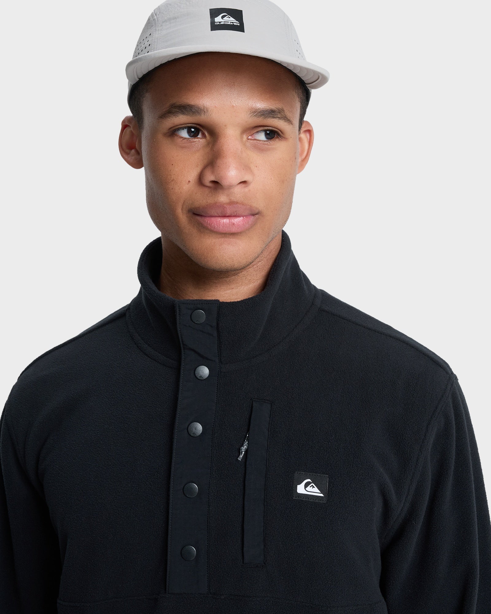 Mens No Destination Half Zip Fleeece Jumper