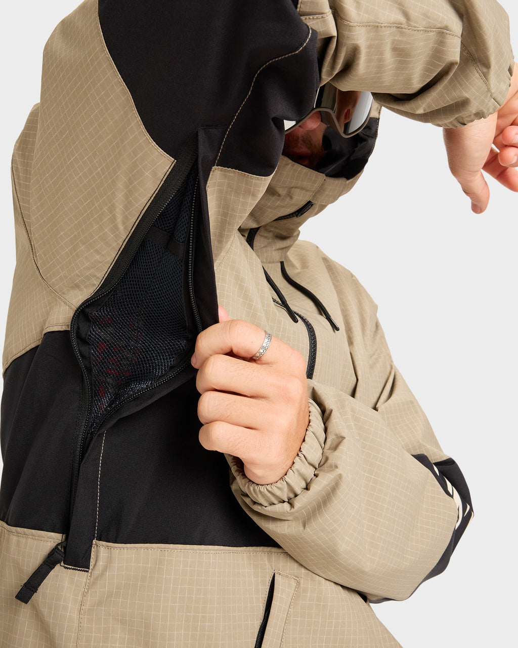Mens High In The Hood Snow Jacket