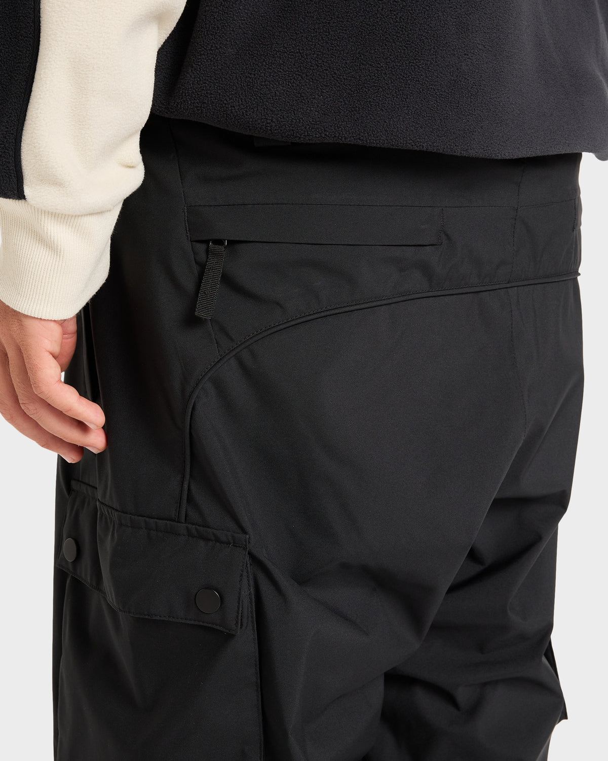 Mens Snow Down Cargo Snow Pants