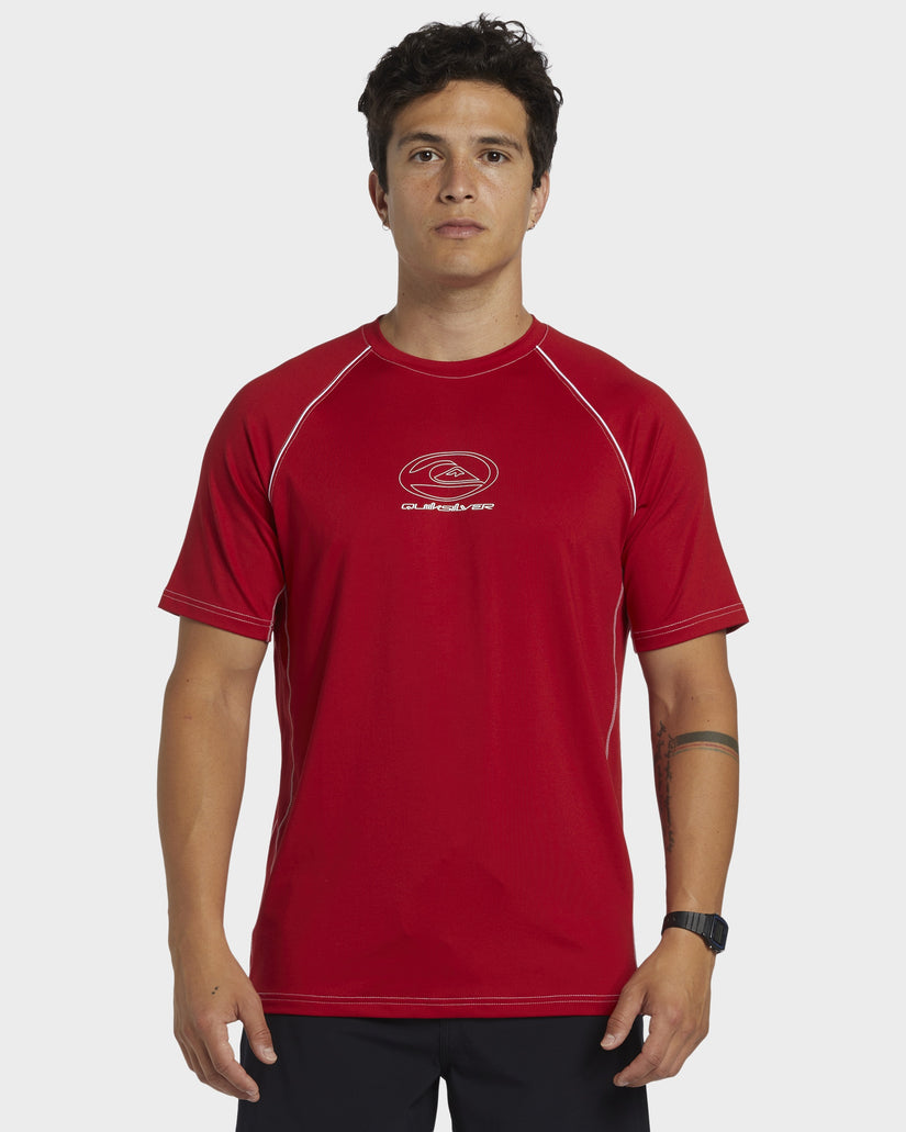 Mens Saturn Surf Short Sleeve Upf 50 Surf T-Shirt