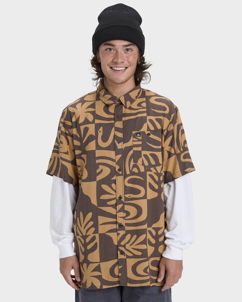 Mens Safe Paradise Short Sleeve Shirt