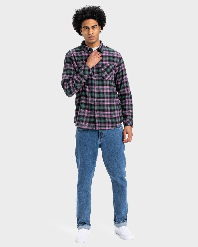 Quiksilver Men's Unfiltered Stoke Flannel Unfiltered Stroke Shirt Green Size Large