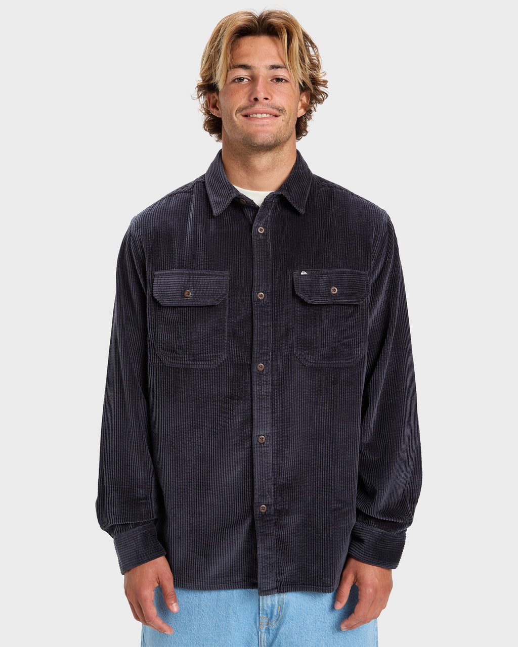 Mens Venturo Cord Long Sleeve Shirt