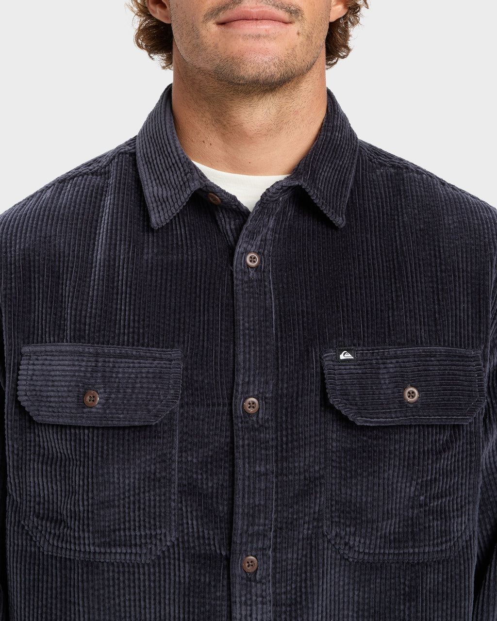 Mens Venturo Cord Long Sleeve Shirt