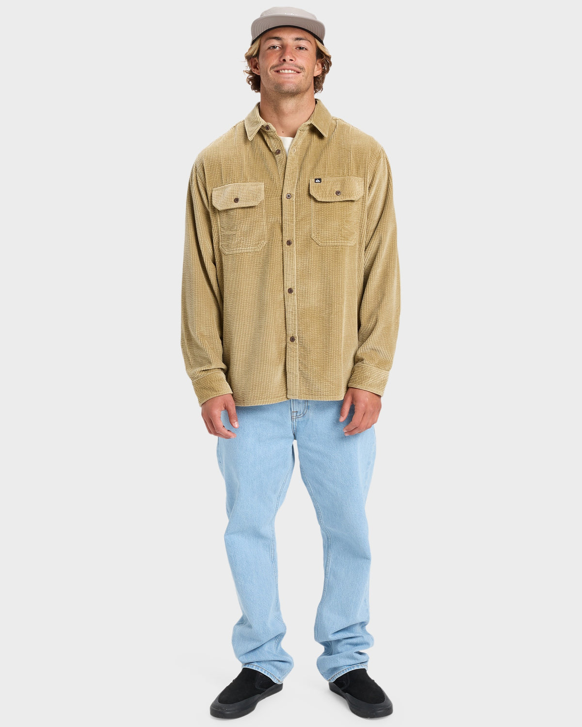 Mens Venturo Cord Long Sleeve Shirt