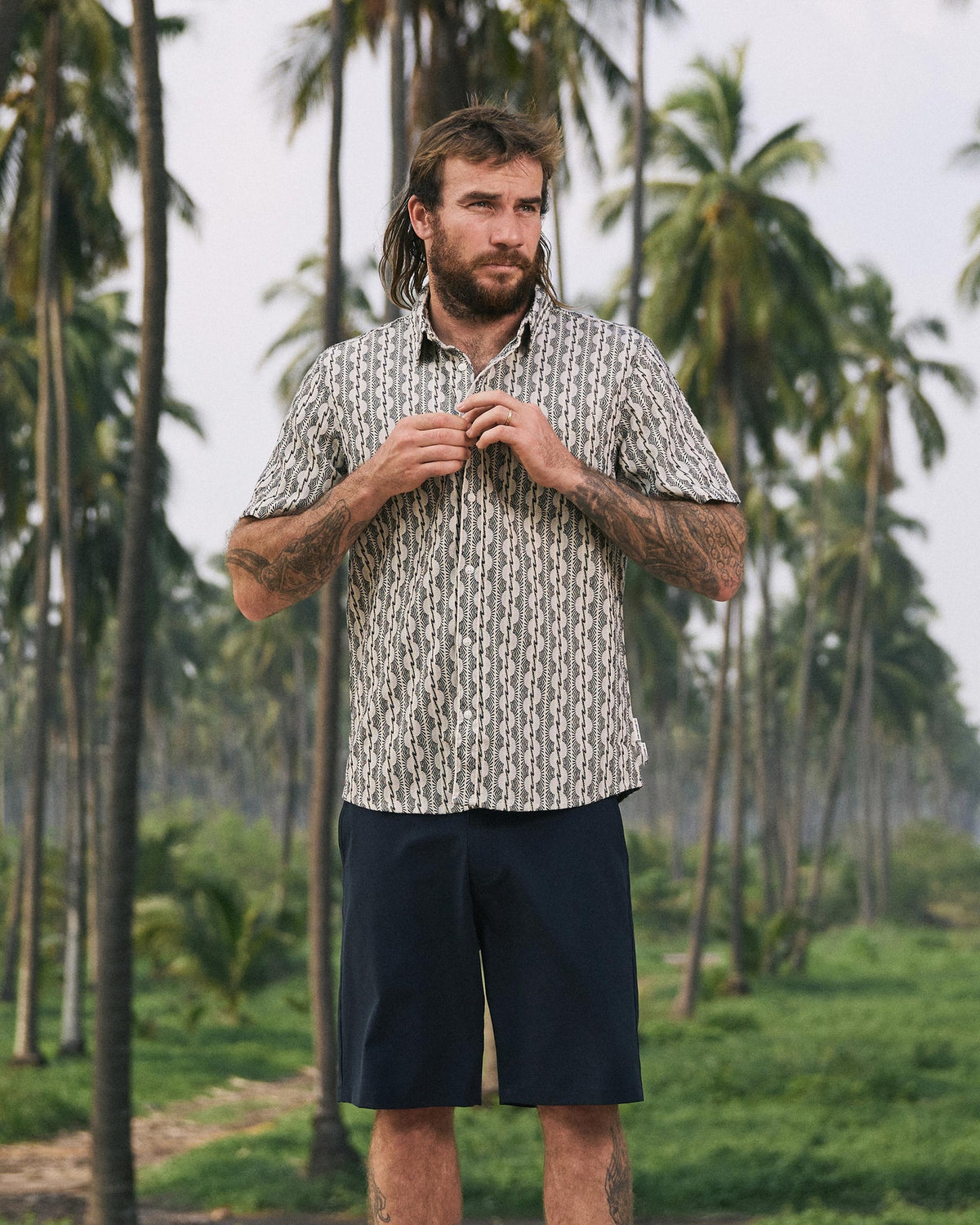 Mens Horizons Short Sleeve Shirt