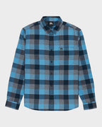 Mens Motherfly Plaid Long Sleeve Shirt