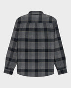 Mens Motherfly Plaid Long Sleeve Shirt