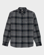Mens Motherfly Plaid Long Sleeve Shirt