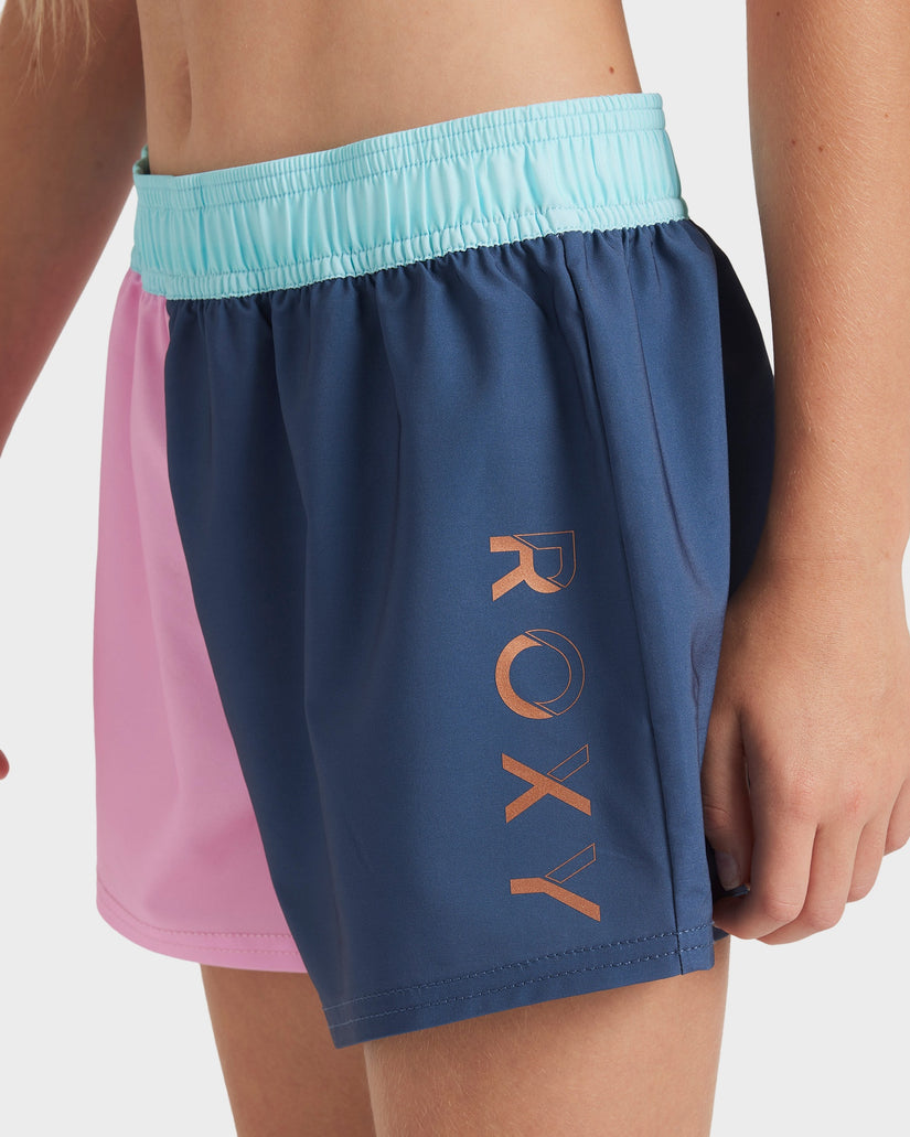 Girls 8-16 Colorblock Boardshorts