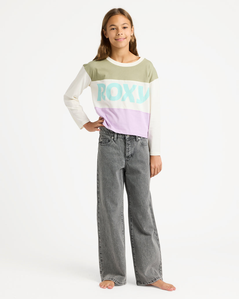 Girls 4-16 Dawn Patrol Mid Lava Denim Jeans
