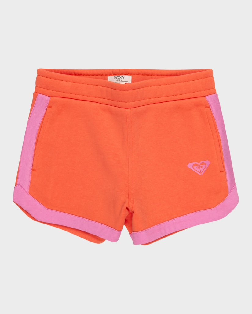 Girls 4-16 Active Teenager Fleece Short Pants
