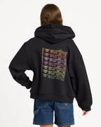 Girls 4-16 Midnight Hike Brushed Zip Up Hoodie