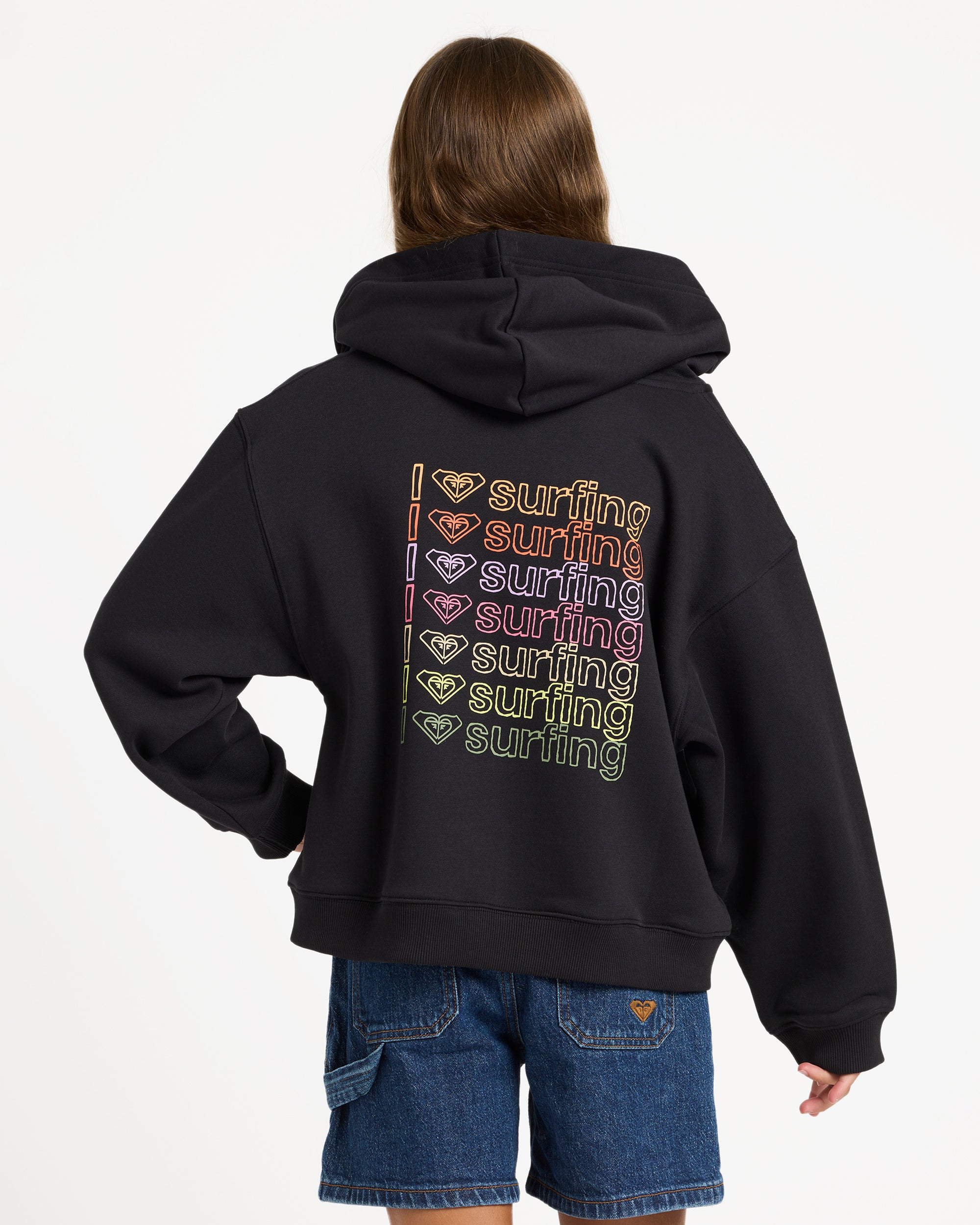 Girls 4-16 Midnight Hike Brushed Zip Up Hoodie