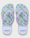 Girls 4-16 RG Viva Stamp Thongs