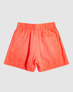 Girls 8-16 Lekeitio Bay Elastic Waist Shorts