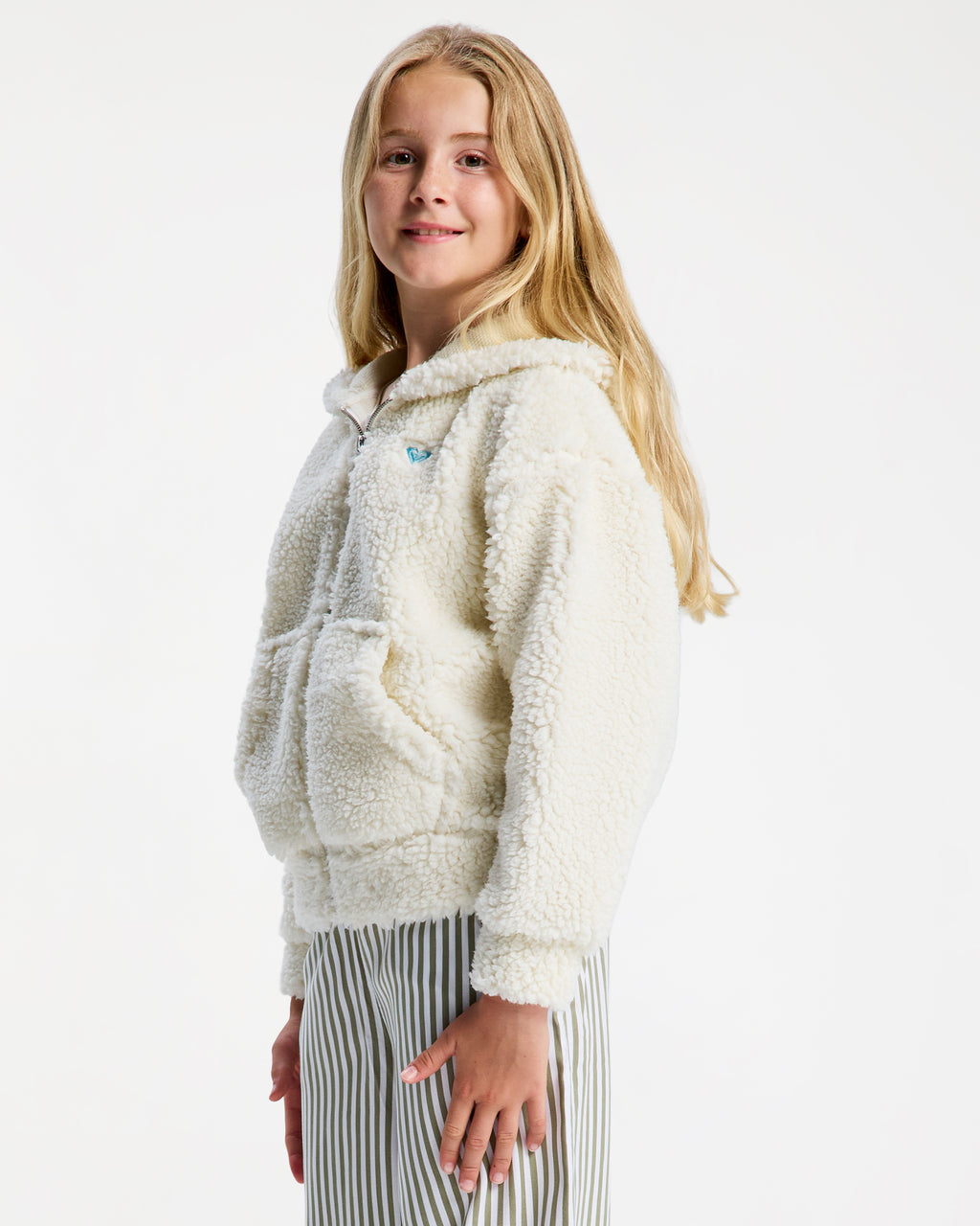 Girls 4-16 Back to Full Fleece Jacket