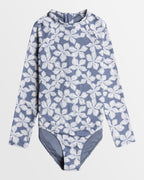 Girls 8-16 Drifter Floral Long Sleeve Rash Vest