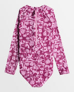 Girls 8-16 Slice Of Paradise Long Sleeve Rash Vest