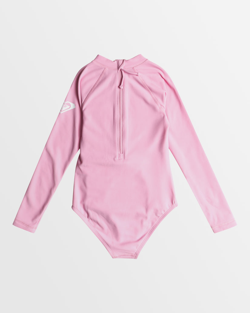 Girls 8-16 Heater Long Sleeve Rash Vest