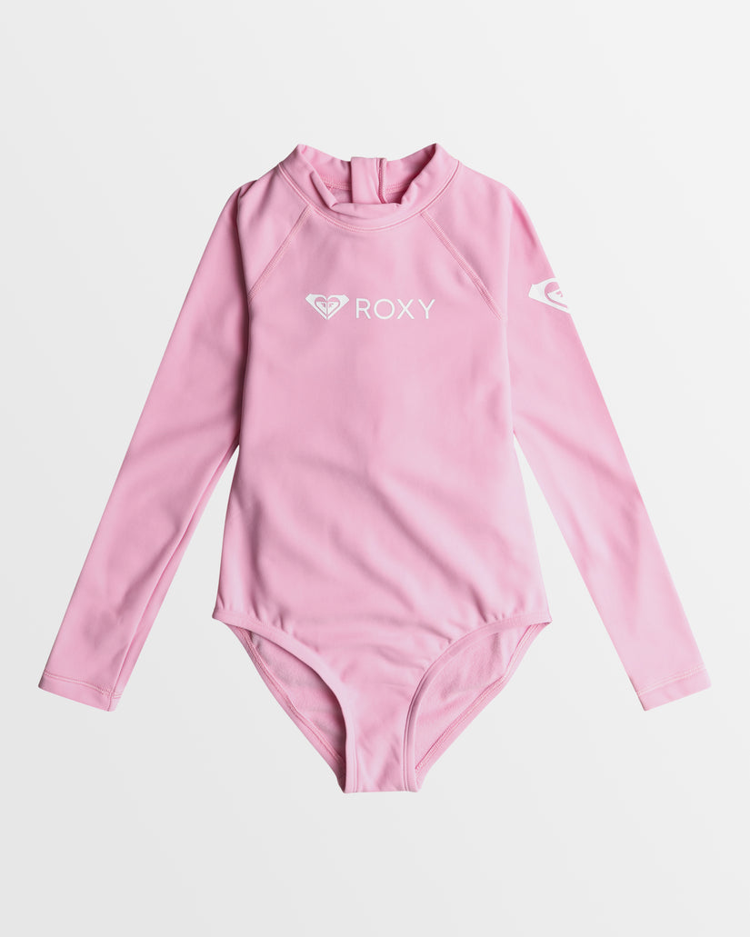 Girls 8-16 Heater Long Sleeve Rash Vest