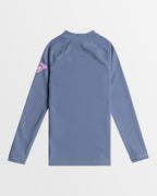 Girls 8-16 Heater Long Sleeve Upf 50 Rash Vest Set