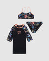 Girls 8-16 Active Swim Set Short Sleeve Rash Vest