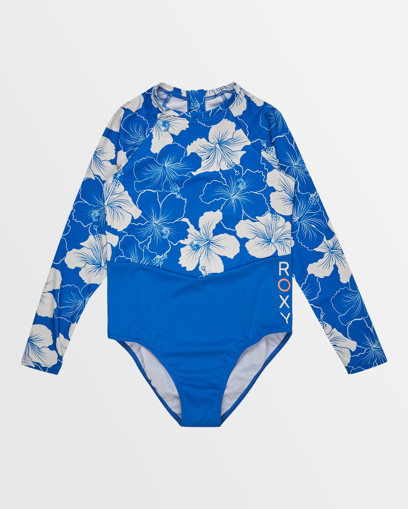 Girls 8-16 Hippy Hibiscus Surf Shirt