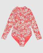 Girls 8-16 Fab Floral Long Sleeve Rash Vest