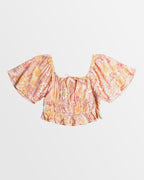 Girls 8-16 Drowning In Your Eyes Crop Top
