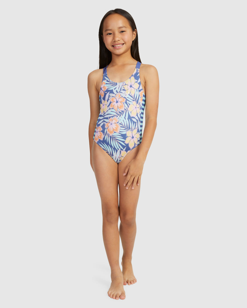 Girls 6-18 Funky Palm One Piece One Piece Swim