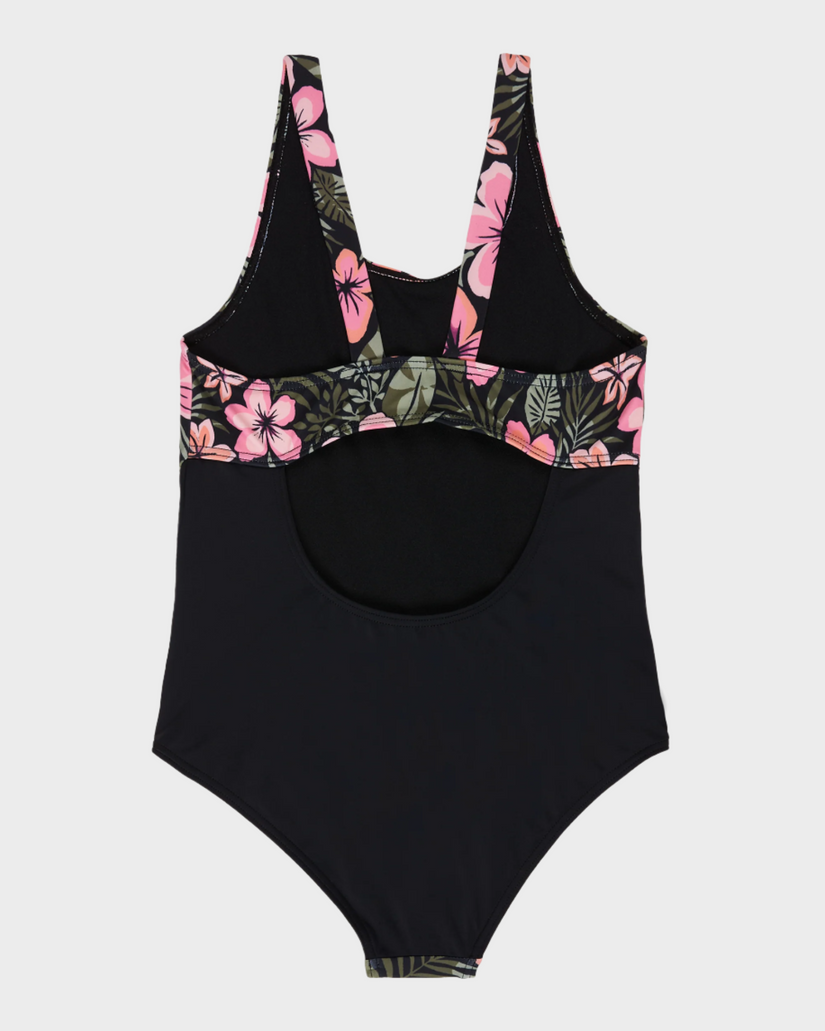 Girls 8-16 Active Floral One Piece Swimsuit