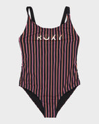 Girls 6-16 Active Floral One Piece Swimsuit